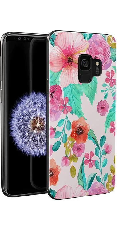 Out And About | Light Pink Floral Samsung Case