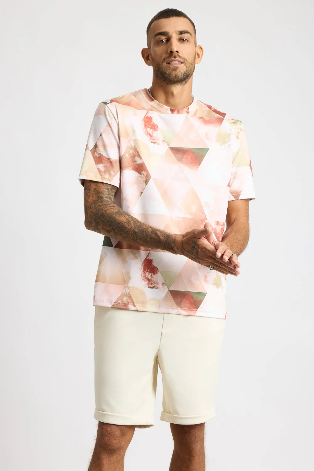 Printed Men's T-Shirt - Cubism