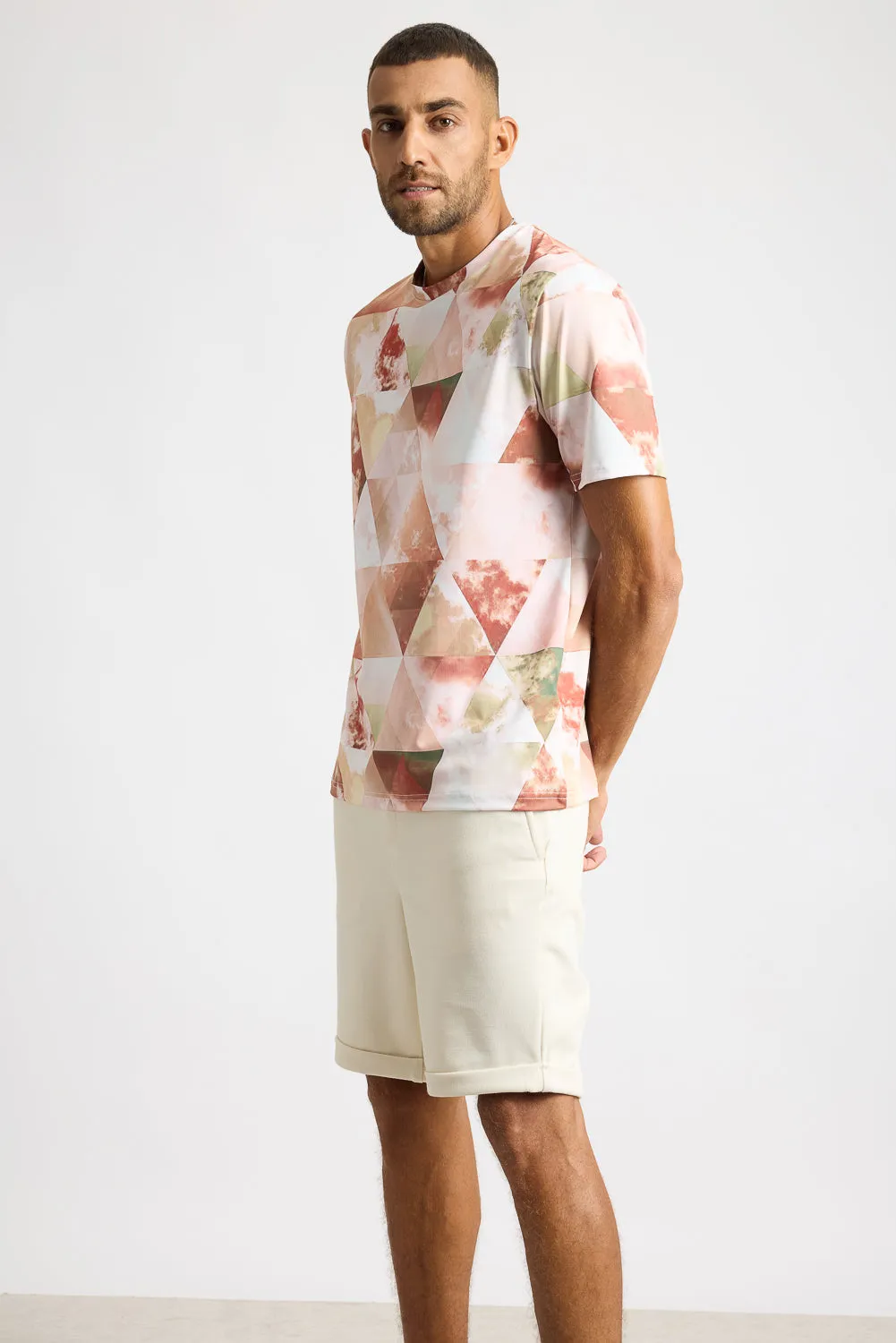 Printed Men's T-Shirt - Cubism