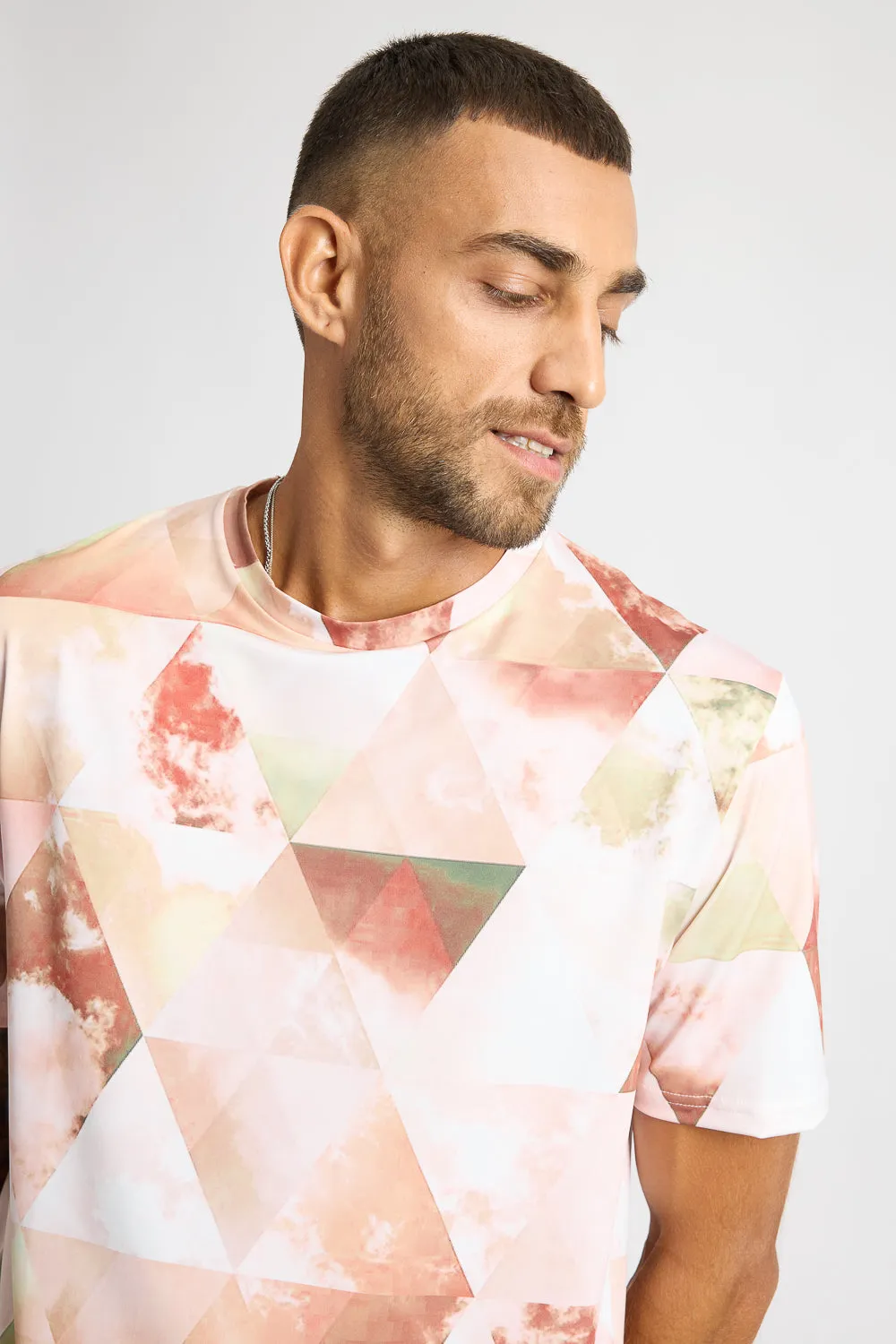 Printed Men's T-Shirt - Cubism