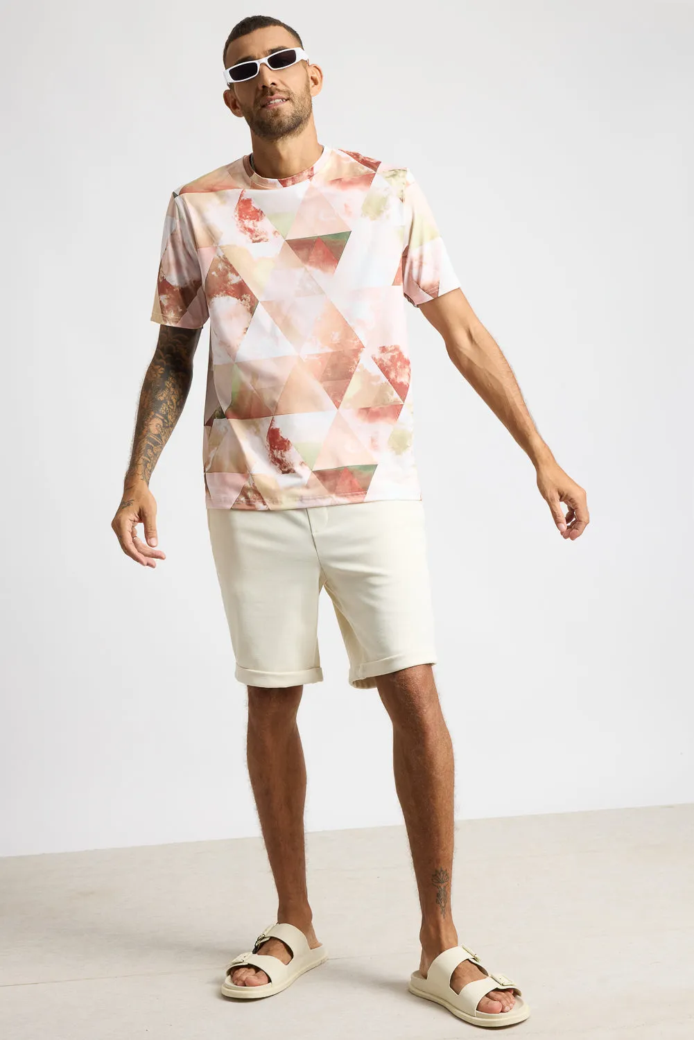 Printed Men's T-Shirt - Cubism