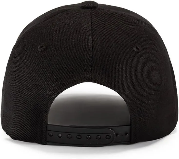 Quanhaigou Unisex Snapback Hats, Adjustable Embroidered Dad Hat Flat Bill Baseball Cap for Men Women