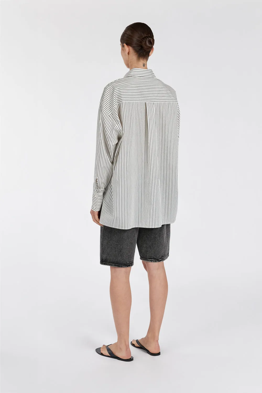 STOCKHOLM STRIPE SILK BLEND SHIRT