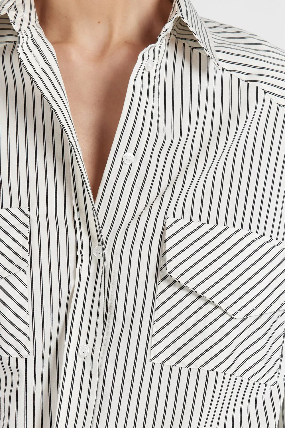 STOCKHOLM STRIPE SILK BLEND SHIRT