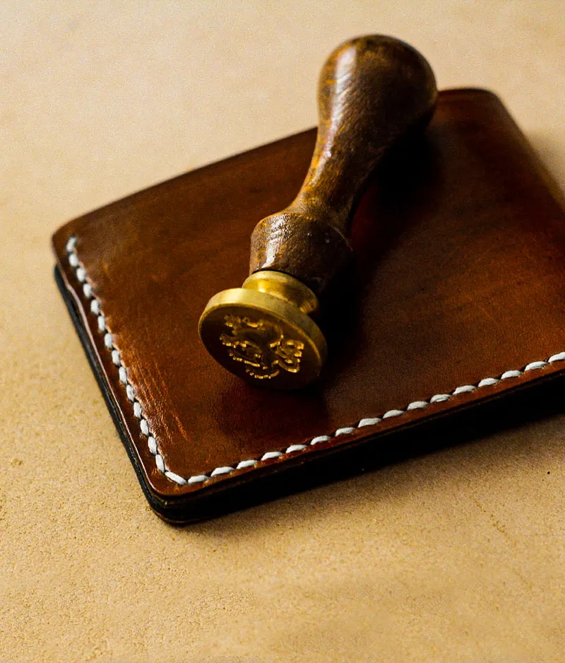 Vintage Leather Wallet Mens - Scarface