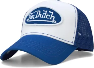 Von Dutch Unisex Trucker Hat - Curved Bill Mesh Back Retro Classic Adjustable Snapback Baseball Cap for Men and Women